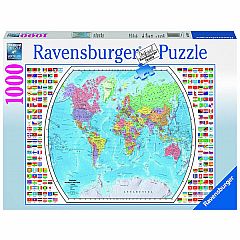 POLITICAL WORLD MAP 1000PC PUZZLE