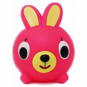 NEON PINK BUNNY JABBER BALL