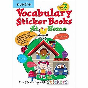 VOCABULARY STICKER BOOKS AGE 2 