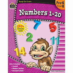 NUMBERS 1-20 PREK-K READY-SET-LEARN