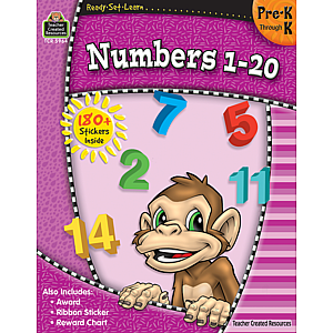 NUMBERS 1-20 PREK-K READY-SET-LEARN