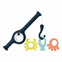 CAST FISHING POLE BATH TOY NAVY