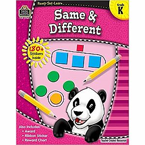 SAME & DIFFERENT GRADE K READY-SET-LEARN