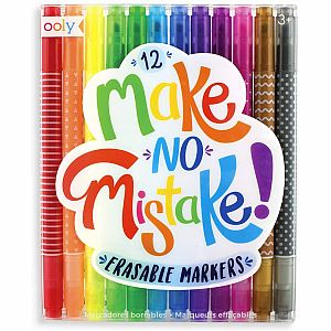 MAKE NO MISTAKE ERASABLE MARKERS