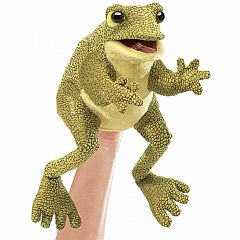 FUNNY FROG HAND PUPPET