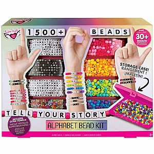 TELL YOUR STORY ALPHABET BEAD SET -1500+BEADS