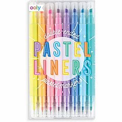 PASTEL LINERS DOUBLE-ENDED PASTEL MARKERS