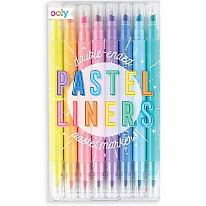 PASTEL LINERS DOUBLE-ENDED PASTEL MARKERS