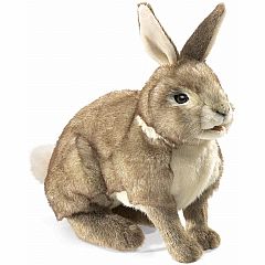 COTTONTAIL RABBIT HAND PUPPET