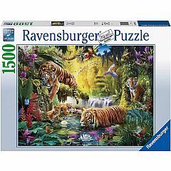 TRANQUIL TIGERS 1500PC PUZZLE