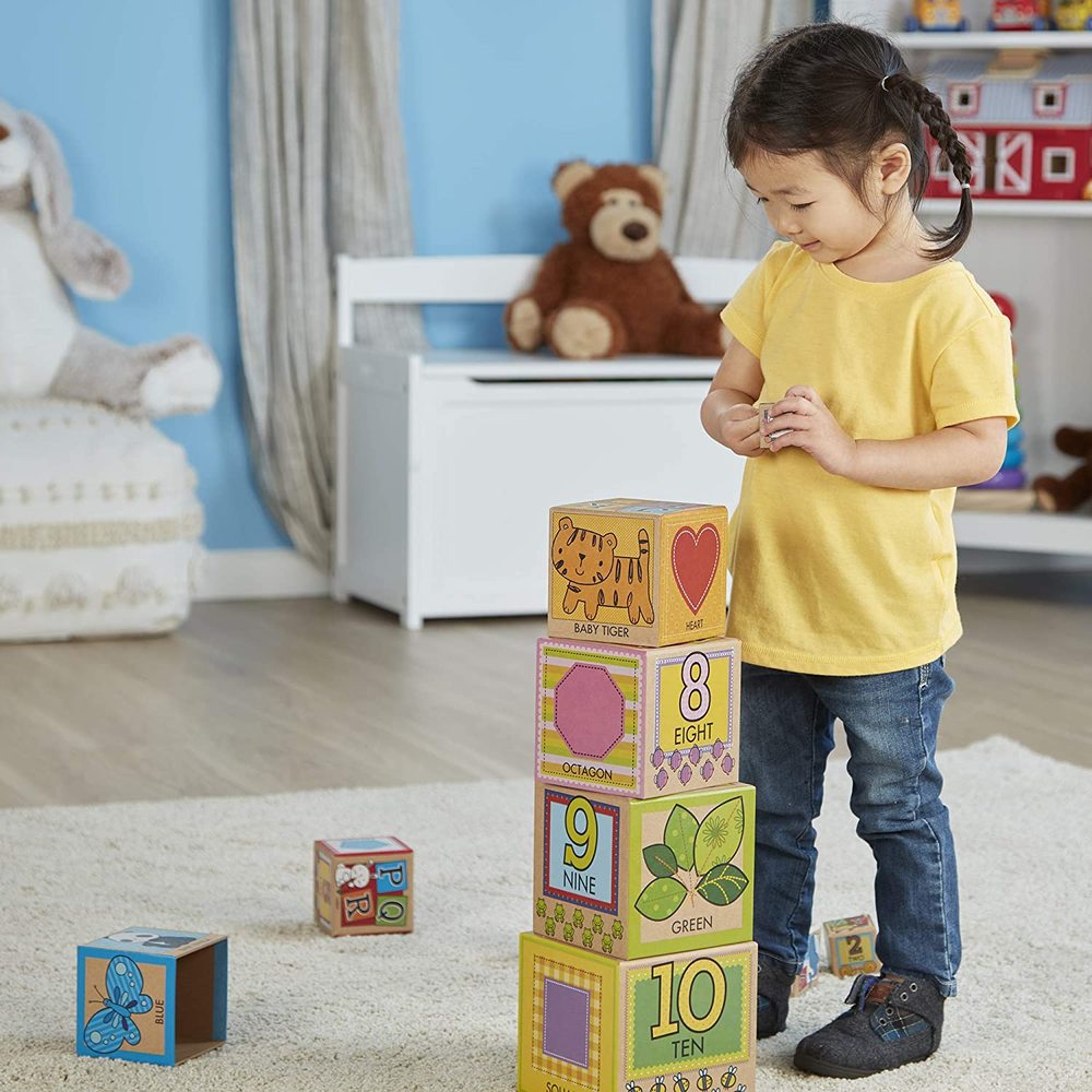 10 STACKING & NESTING BLOCKS Thinker Toys