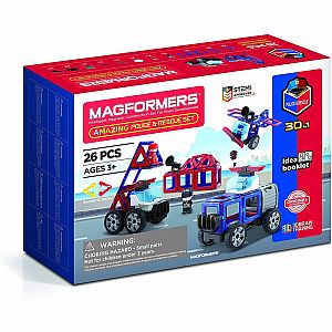 MAGFORMERS AMAZING POLICE AND RESCUE SET
