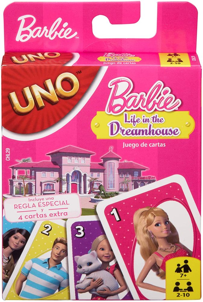 Uno outlet cards barbie
