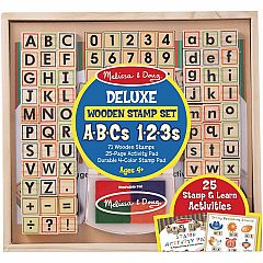 DELUXE ABCS 123S STAMP SET
