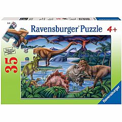 DINOSAUR PLAYGROUND 35PC PUZZLE