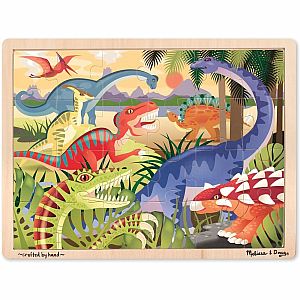 DINOSAUR 24PC WOODEN PUZZLE