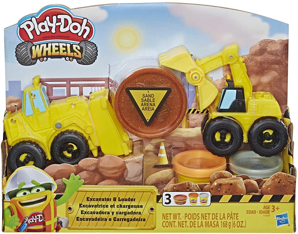 play doh wheels front loader
