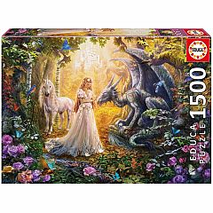 DRAGON PRINCESS AND UNICORN 1500PC PUZZLE