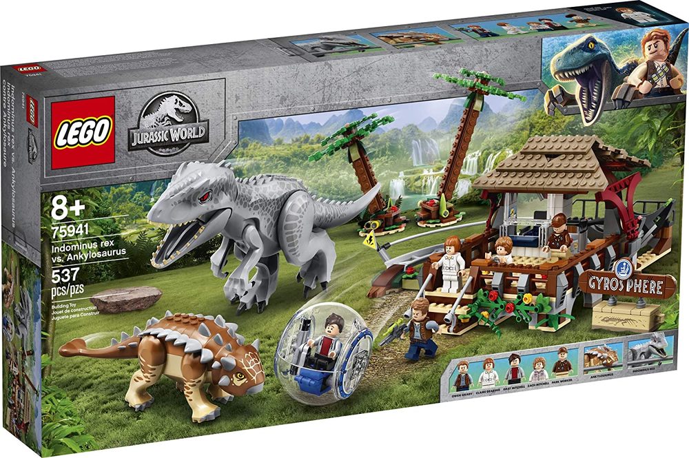 INDOMINUS REX VS. ANKYLOSAURUS Thinker Toys