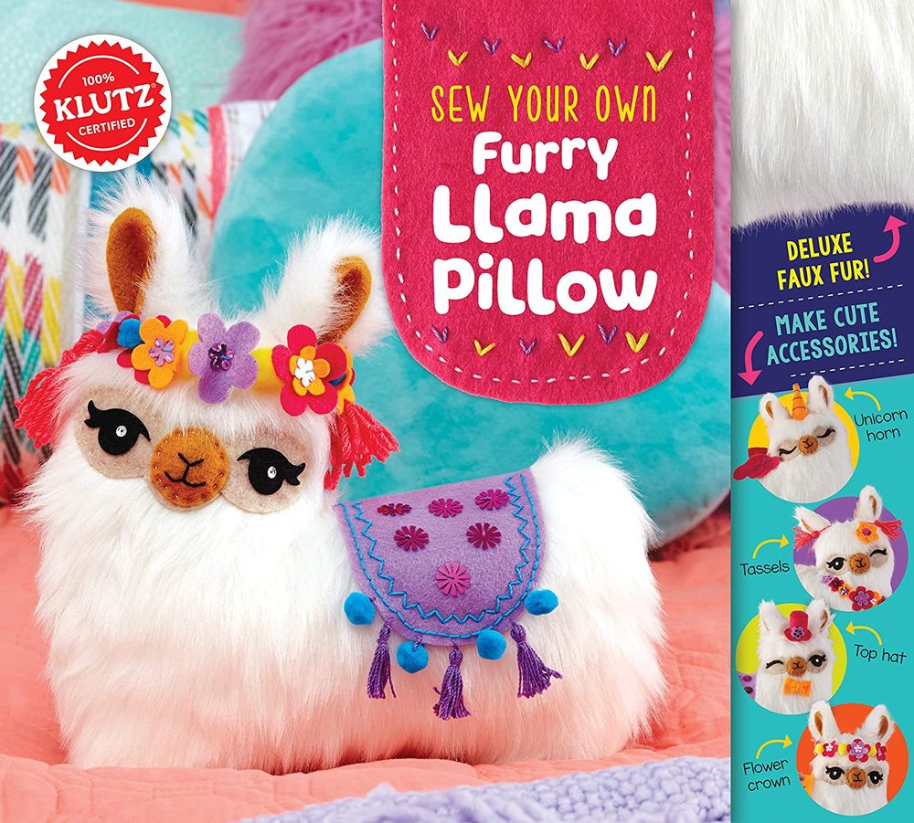 SEW YOUR OWN FURRY LLAMA PILLOW Thinker Toys
