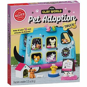 MINI CLAY WORLD PET ADOPTION TRUCK