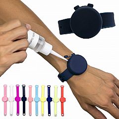 ADJUSTABLE HAND SANITIZER DISPENSER SILICONE  WRISTBAND