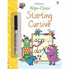 WIPE-CLEAN STARTING CURSIVE